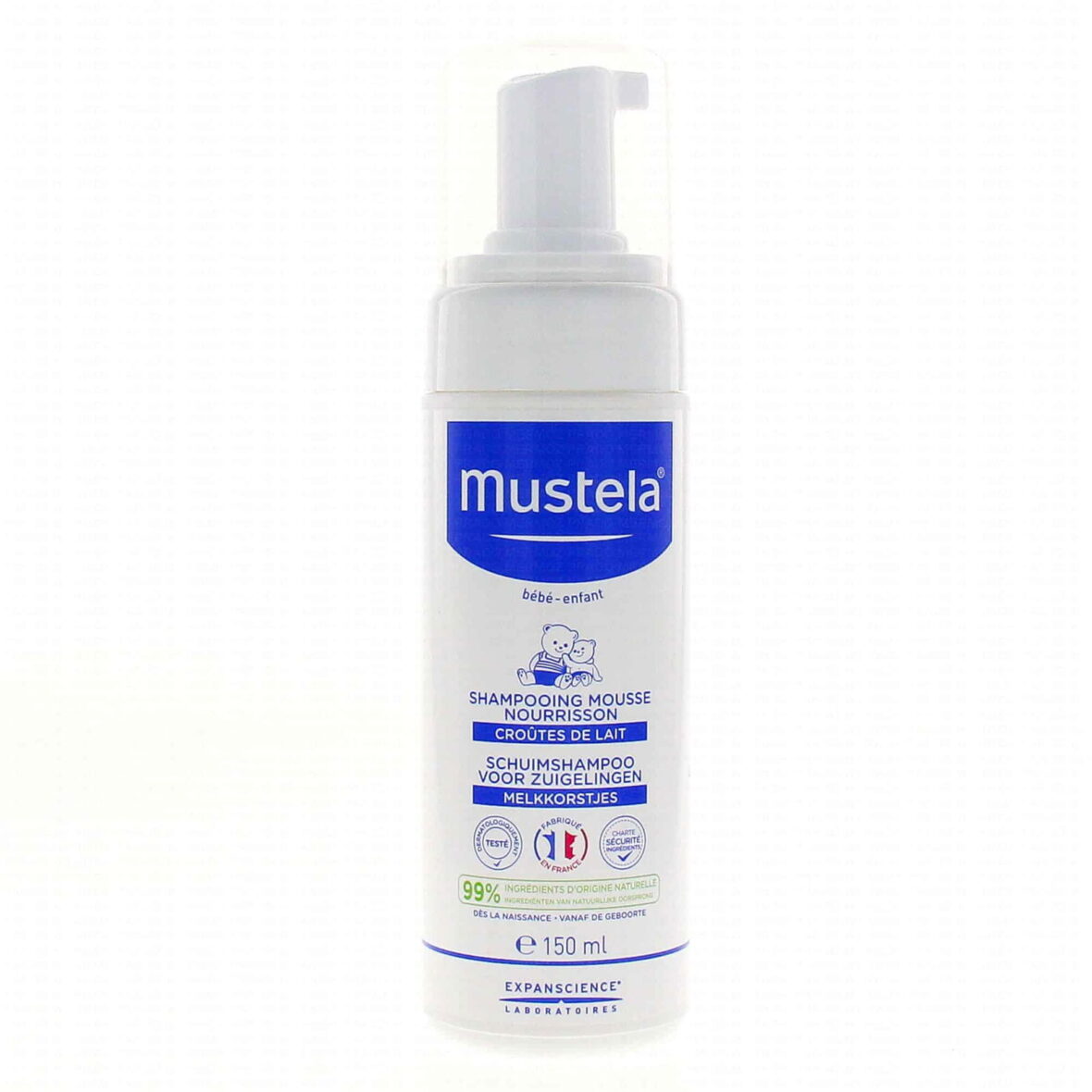 Mustela Shampooing Mousse Nourrisson – 150ml