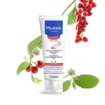 Apaisez la peau sensible de bébé avec Mustela Crème Hydratante Apaisante Visage 40ml. Sans parfum, réduit les rougeurs dès la naissance. Formule haute tolérance.
