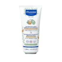 Prenez soin des boucles de bébé avec le shampooing crème démêlant Mustela 200ml. Formule nourrissante, naturelle et sans larmes, dès la naissance.