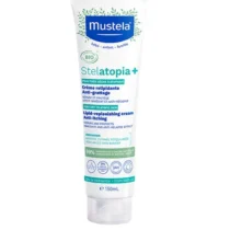 Apaisez les démangeaisons de bébé avec la crème Stelatopia+ anti-grattage 150ml. Bio, relipidante, sans parfum, dès la naissance. Peaux très sèches et atopiques.