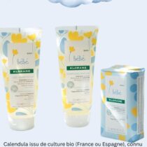 Pack promo Klorane Bébé – Gel Lavant 200ml + Shampooing Démêlant 200ml + Savon Surgras Doux