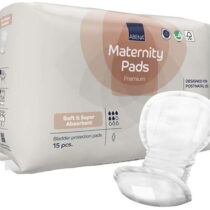 Abena Serviettes Maternité offrent une absorption maximale après l'accouchement. Confortables, douces et sans latex. Pack de 15 unités