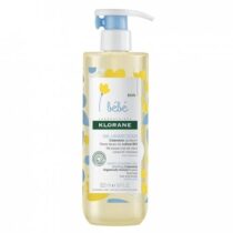 Nettoyez la peau et les cheveux de bébé en douceur avec le Gel Lavant Douceur Klorane 500ml. Formule au calendula bio, sans savon, dès la naissance.