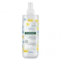 Klorane Bébé Eau Fraîche Parfumée 500ml parfume en douceur la peau de bébé. Sans alcool, enrichie en calendula bio, elle rafraîchit et apaise dès la naissance.