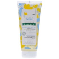 Le Shampooing Doux Démêlant Klorane Bébé 200ml nettoie, démêle et adoucit les cheveux fins des bébés. Sans piquer les yeux, au calendula bio, dès la naissance.