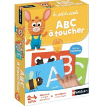 Nathan La Petite École ABC à toucher aide votre enfant à découvrir l’alphabet avec ses doigts. Un jeu éducatif sensoriel et ludique idéal dès 3 ans pour apprendre les lettres.