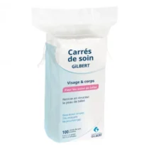 Lavez votre nouveau-né avec des carrés sans coton, Les carrés sans coton Gilbert permettent de laver le nouveau-né en douceur, indispensables aux soins de toilette et d’hygiène quotidiens